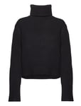 Wool-Cashmere Turtleneck Sweater Tops Knitwear Turtleneck Black Polo Ralph Lauren