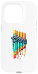 iPhone 15 Pro Dripping Paint Pan Flute Instrument Pan Flautist Flutist Case