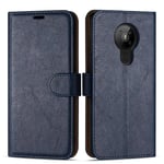 Case Collection Premium Leather Folio Cover for Nokia 5.3 Case (6.55") Magnetic Closure Full Protection Book Design Wallet Flip with [Card Slots] and [Kickstand] for Nokia 5.3 Phone Case