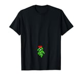 Christmas Mistletoe Below The Belt Funny Adult Humor T-shirt T-Shirt