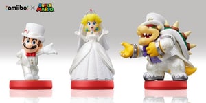 Amiibo Bowser + Mario + Peach Tenues De Mariage