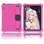 Huawei MediaPad T5 honeycomb skin case - Rose / Black