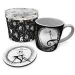 The Nightmare Before Christmas Logo Jack Skellington Presentset O Black/White One Size