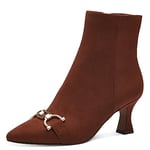 MARCO TOZZI Femme 2-25319-41 Bottines à Talons, Cognac, 40 EU