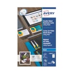 Avery Double Sided Matt Inkjet Printer Business Cards, Pack of 200, 260gsm, C32015-25