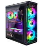 STGsivir Gaming PC de bureau de jeu, Intel Core i5-10400F jusqu'à 4,3 Go, GeForce RTX 2070 8G GDDR6, 32 Go DDR4, SSD 2 To, WiFi 600 M, BT 5.0, ventilateur RVB x 7, W11H64