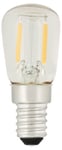 Clas Ohlson Dimbar päronlampa LED E14 1,5 W 84 lumen