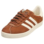 adidas Gazelle 85 Mens Fashion Trainers in Brown White - 9 UK