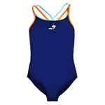 Splash About Soaked Girl's Essential Sports Swimming Costume Blue 12-13 Years