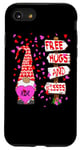 Coque pour iPhone SE (2020) / 7 / 8 Cute Valentines Gnome Hearts Free Hugs and Kisses