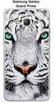 Onozo Coque Samsung Galaxy Grand Prime - SM-G531F Design Tigre Blanc