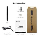 Huion PEN80 Batterie Stylet Rechargeable Stylo Câble De Charge 4pcs Pen Nibs Pen réinitialisation pour 1060PLUS/GT-221/H420/H610PRO V2/H430P - Type for 1060PLUS