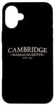 Coque pour iPhone 16 Plus Cambridge, Massachusetts - Simple Cambridge, MA