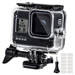 REDTRON Boîtier Etanche pour GoPro Hero 8 Black, Boîtier Plongée Etanche de 60 M avec Mont Thumbscrew et 12 Insert Anti-buée Accessoires Kit pour Gopro Hero 8 Caméra d'action Noire 2019