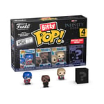 Funko Bitty POP! Marvel- Captain America 4PK