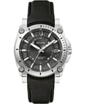 Bulova Precisionist Icon Mens Black Watch 96B416 Leather (archived) - One Size