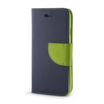 COQUE HOUSSE ETUI FOLIO PORTEFEUILLE FANCY POUR HUAWEI P20 BLEU VERT