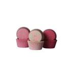 Cacas muffinsformer miniprikker rosa 150stk