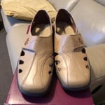 HOTTER 'PASSION LADIES BROWN LEATHER SHOES UK SIZE 6 STD - BNIB