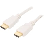 Adnauto - Cable hdmi 2.0 male des deux cotes 1.8m blanc