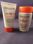 Kerastase Nutritive Bain Satin Riche Shampoo & Nectar Thermique BlowDryCare New