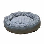 Nobby Lit Confortable Donut Classic Diamond Gris D x H : Ø 70 x 18 cm