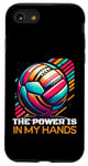 Coque pour iPhone SE (2020) / 7 / 8 Handball Citation Retro Stripe Sport Blocks Tournament Game