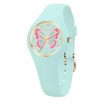 ICE-WATCH - Ice Fantasia Butterfly Bloom - Montre Bleue pour Fille avec Bracelet en Plastique - 021953 (Extra Small)