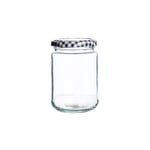 Round Preserving Jars Airtight Food Storage Pickles & Jam Twist Top Lids 370ml