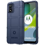 Rugged Shield Motorola Moto E13 skal - Blå Blå