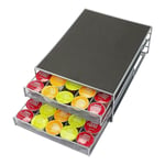 2 Tier Coffee Machine Stand & 72 Capsule Pod Storage Holder Drawer