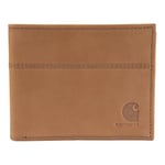 Carhartt Portefeuille décontracté en Cuir pour Homme, Disponible en Plusieurs Styles et Couleurs Sac, Marron (2 Volets), Taille Unique