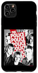 Coque pour iPhone 11 Pro Max Logo du groupe The Police Red Repeat