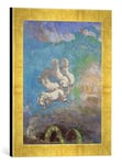 Kunst für Alle 'Encadré Image de Odilon Redon The Chariot of Apollo, c.1905–14, d'art dans Le Cadre de Haute qualité Photos Fait Main, 30 x 40 cm, Or Raya