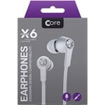 CORE X6 Earphones White