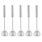 Hand Push Whisk, Semi-Automatic Egg Whisk, Stainless Steel Egg Whisks for7951