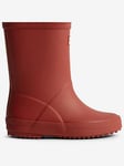 Hunter Kids First Matte Wellington Boots, Red, Size 7 Younger