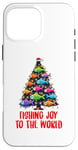 iPhone 16 Pro Max Fishing Joy To The World Fish Christmas Tree Case