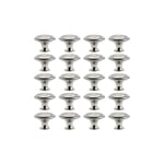 Bouton de Meuble Cuisine Poignées Cabinet Acier Inox Portes Coupe Décoration Porte Cabinet Placard Tiroir Armoire(20PCS)