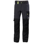 Helly Hansen Workwear Oxford 77407_989 Arbetsbyxa grå/svart Storlek D104