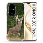 Cokitec Coque Renforcée pour Honor 200 Pro 5G Chasse Cerf