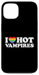 Coque pour iPhone 13 J'aime Hot Vampire Funny Vampiric Blood Book Gay Fan Pride