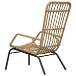 ABB Chaise de jardin Résine tressée Marron clair - Qqmora - BSD56147