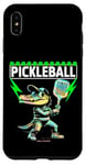 Coque pour iPhone XS Max Un crocodile jouant au pickleball - Ambiances amusantes