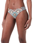 Hurley Mosaic Geo Full Tab Side Bottom Bikini, Femme