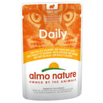 Almo Nature Daily Menu 6/12 x 70 g Pose - Kylling & laks 12 x 70 g