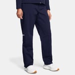 Pantalon de pluie Under Armour Golf pour femme Midnight Bleu Marine / Blanc XS