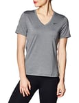 Nike W NK Top SS VCTY Essential T-Shirt Femme, Iron Grey/Pure/(Black), FR : XS (Taille Fabricant : XS)