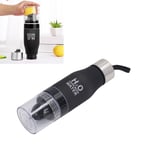 (Black)Lemon Juice Squeezer Fruit Infuser Outdoor Travel Portable Leakproof SL