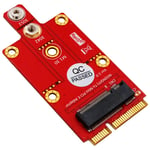 Tlily - Convertisseur D'Adaptateur M.2 Key b Vers Mini pcie pci-e pour Module 3G / 4G / 5G avec Vis de Tournevis